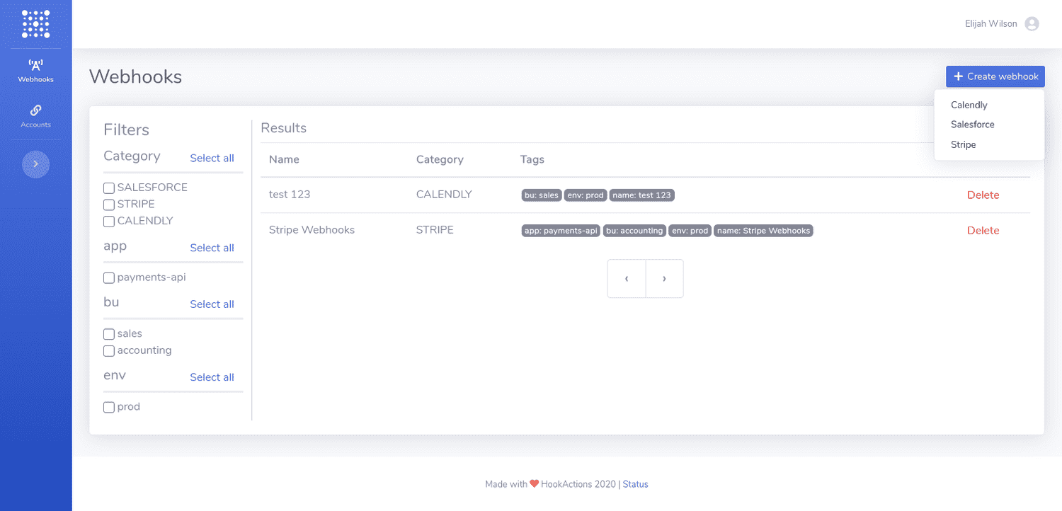 webhooks
